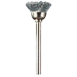 vendita online Dremel 2 spazzole acciaio lucidatura 442 da 13 mm. Accessori Dremel per pulitura e lucidatura Dremel